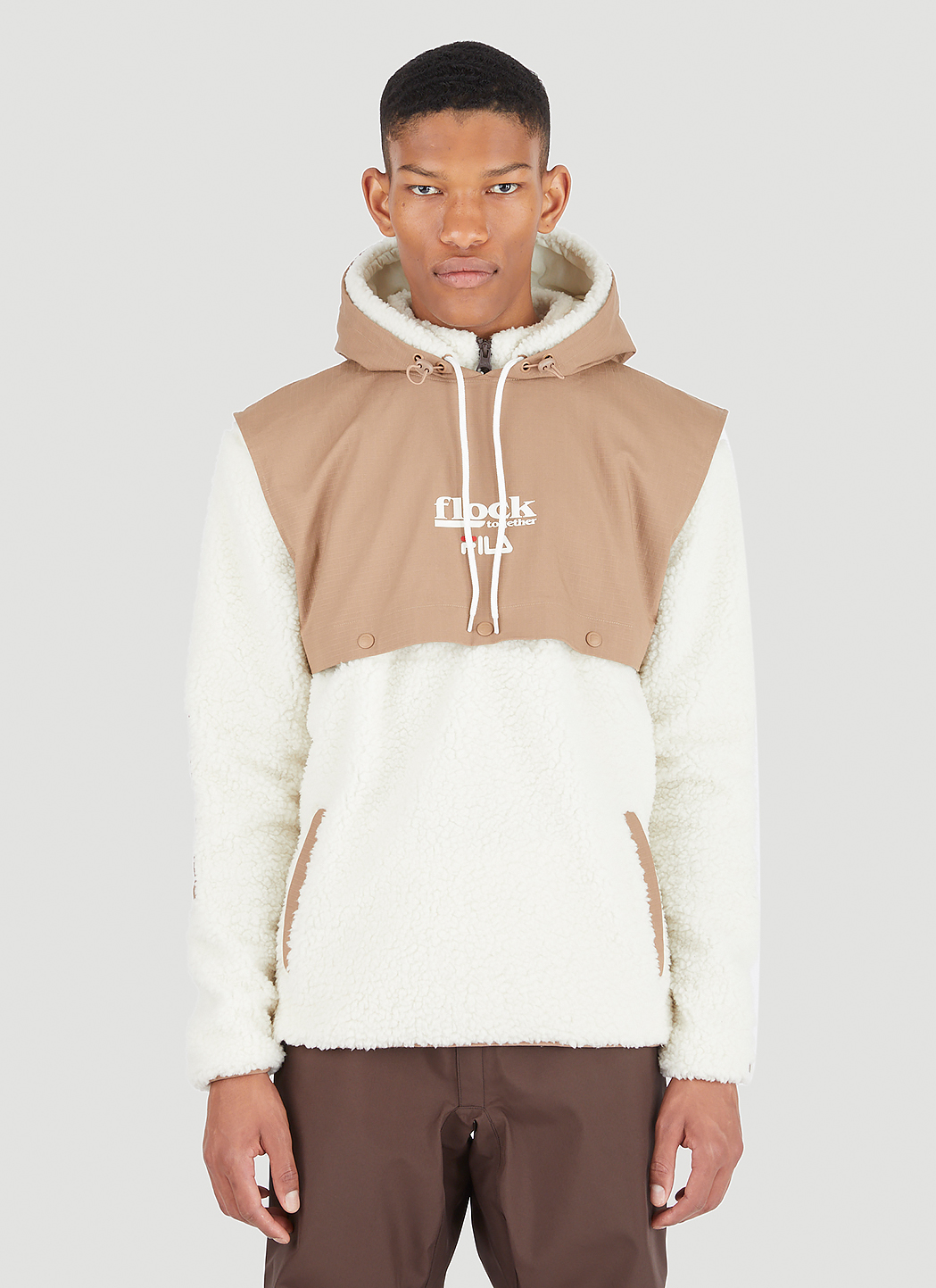 Fila beige hoodie orders