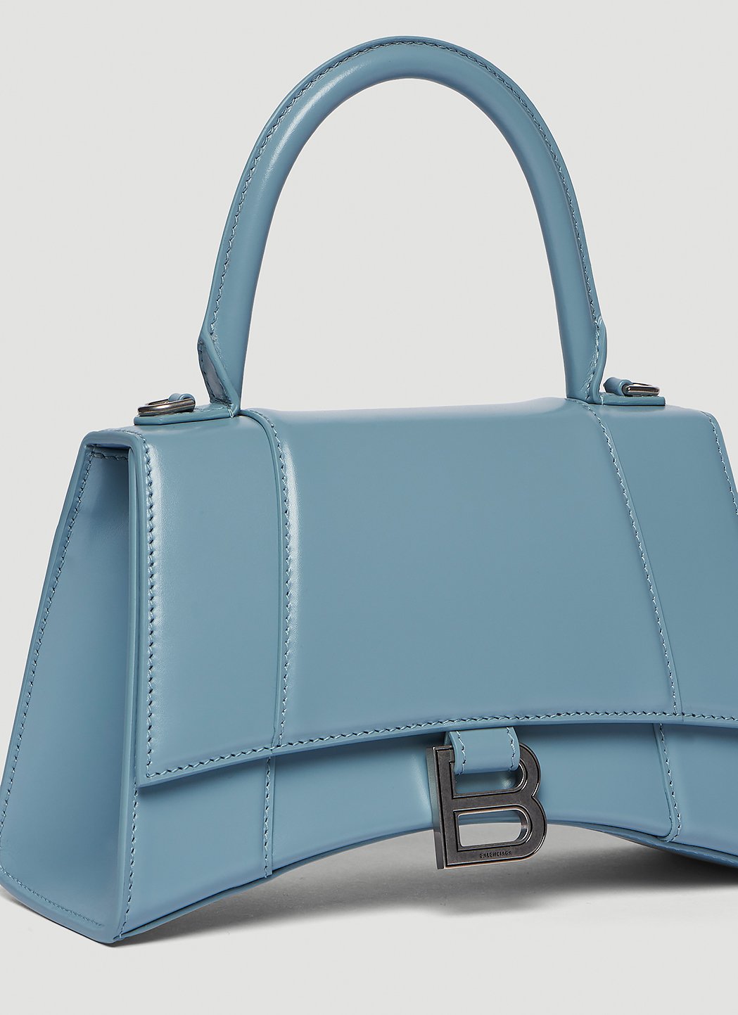 blue hourglass bag