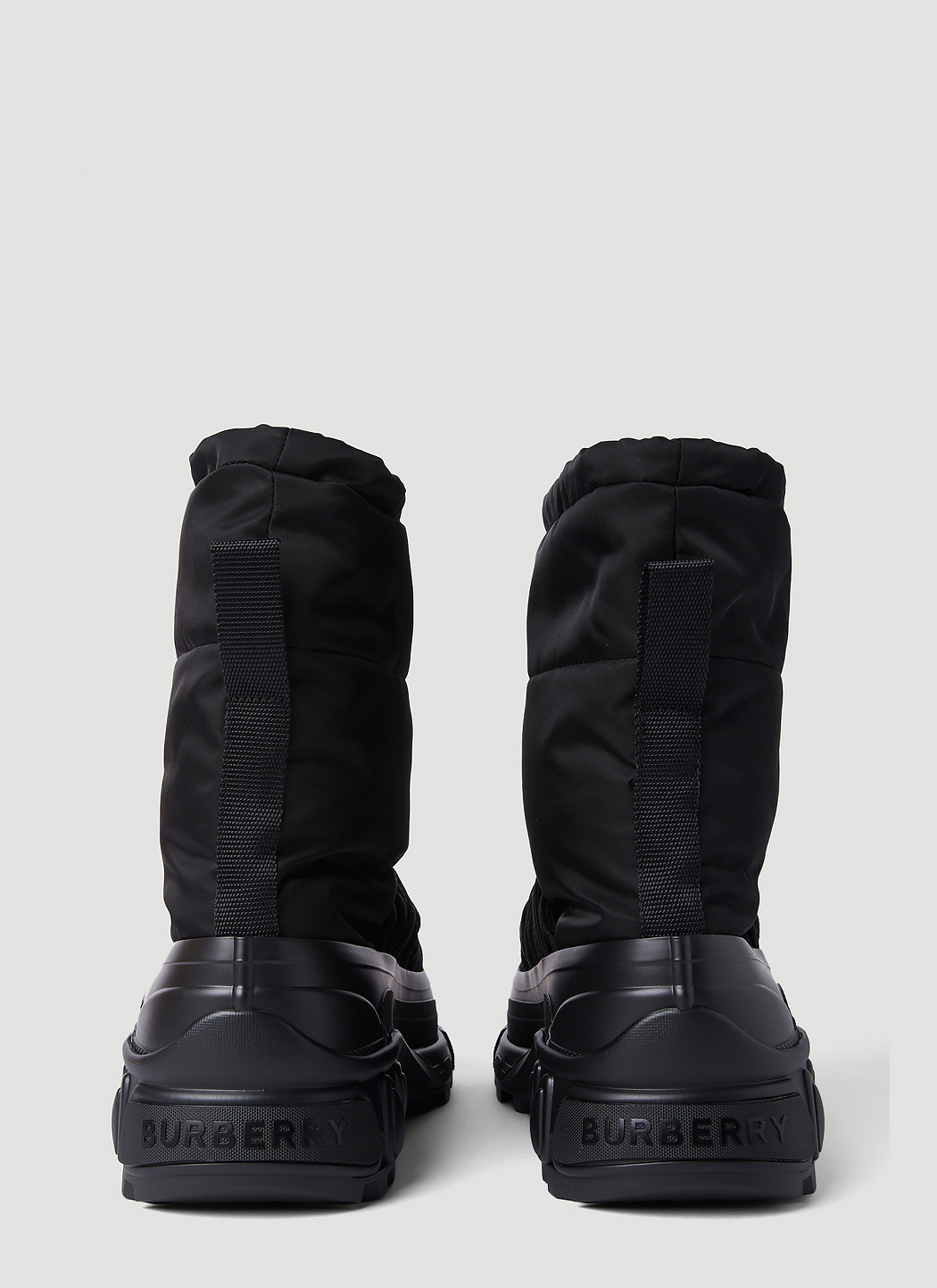 Burberry Trek ankle leather boots - Black